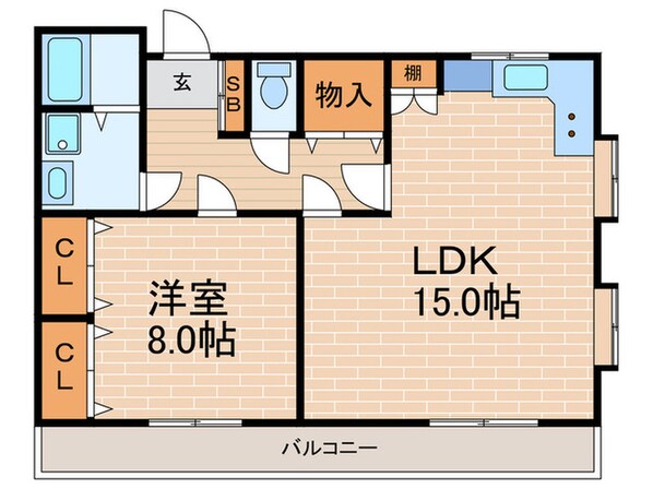 サン・クレオの物件間取画像